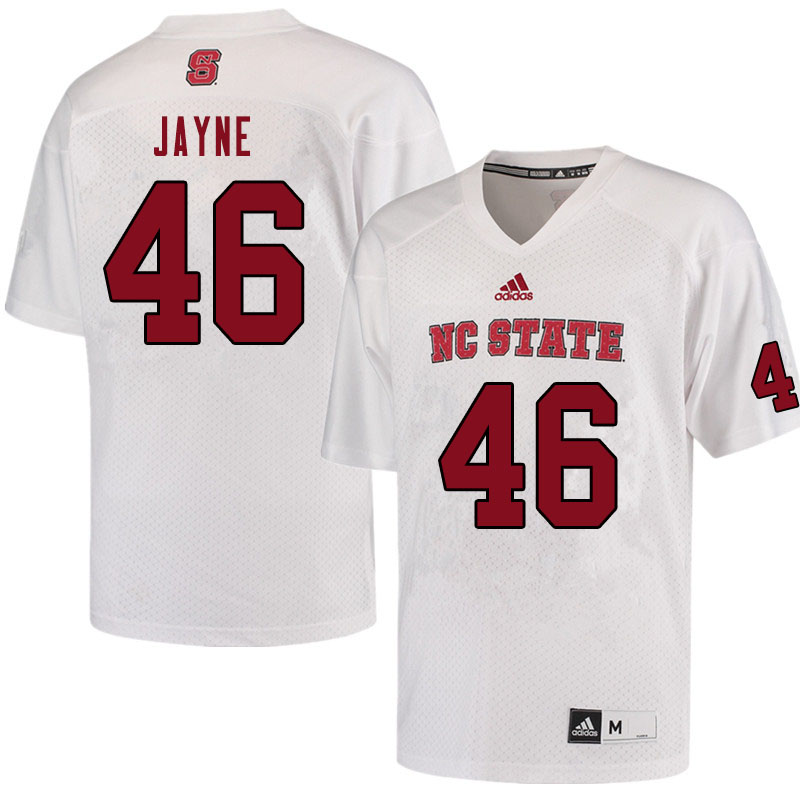 Men #46 Andrew Jayne NC State Wolfpack College Football Jerseys Sale-White - Click Image to Close